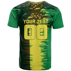 Personalized Senegal Football Lion T shirt Fierce Roaring Lion Soccer Art With Senegal Flag