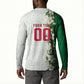Personalized Algeria Football Desert Fox Button Sweatshirt Desert Fox Mascot Soccer Art With Floral Jasmine And Flag