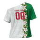 Personalized Algeria Football Desert Fox Cross Shoulder Shirt Desert Fox Mascot Soccer Art With Floral Jasmine And Flag