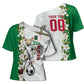 Personalized Algeria Football Desert Fox Cross Shoulder Shirt Desert Fox Mascot Soccer Art With Floral Jasmine And Flag