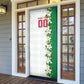 Personalized Algeria Football Desert Fox Door Cover Desert Fox Mascot Soccer Art With Floral Jasmine And Flag