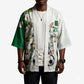 Personalized Algeria Football Desert Fox Kimono Desert Fox Mascot Soccer Art With Floral Jasmine And Flag