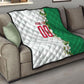 Personalized Algeria Football Desert Fox Quilt Desert Fox Mascot Soccer Art With Floral Jasmine And Flag