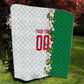 Personalized Algeria Football Desert Fox Quilt Desert Fox Mascot Soccer Art With Floral Jasmine And Flag