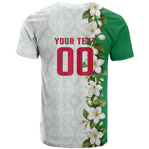 Personalized Algeria Football Desert Fox T shirt Desert Fox Mascot Soccer Art With Floral Jasmine And Flag