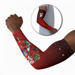 Personalized Egypt Soccer Crocodile Mascot Arm Sleeves Egyptian Pyramid Football Cultural Graphic Art