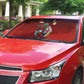 Personalized Egypt Soccer Crocodile Mascot Auto Sun Shade Egyptian Pyramid Football Cultural Graphic Art
