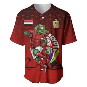 Personalized Egypt Soccer Crocodile Mascot Baseball Jersey Egyptian Pyramid Football Cultural Graphic Art