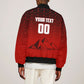 Personalized Egypt Soccer Crocodile Mascot Bomber Jacket Egyptian Pyramid Football Cultural Graphic Art