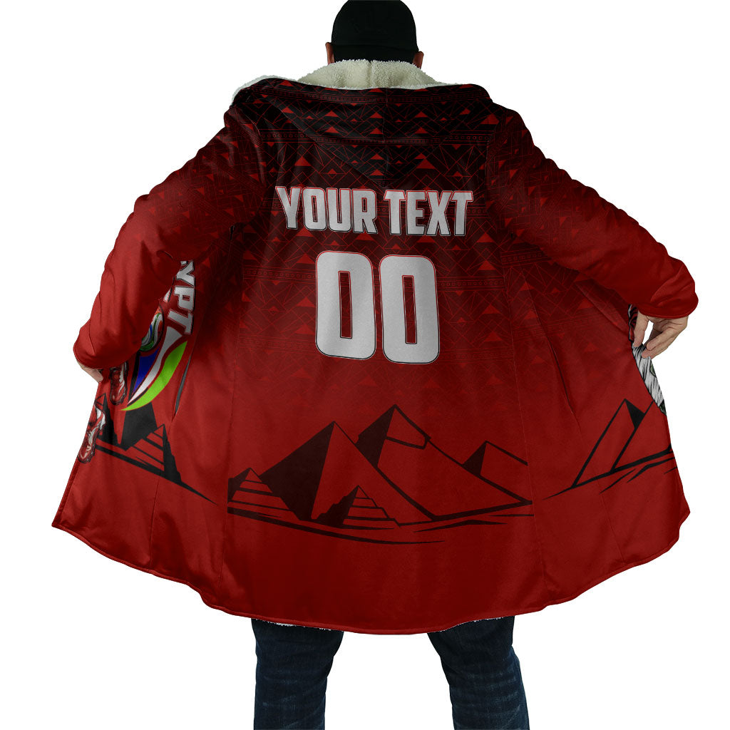 Personalized Egypt Soccer Crocodile Mascot Cloak Egyptian Pyramid Football Cultural Graphic Art