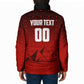 Personalized Egypt Soccer Crocodile Mascot Padded Jacket Egyptian Pyramid Football Cultural Graphic Art