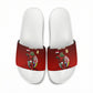 Personalized Egypt Soccer Crocodile Mascot Slide Sandals Egyptian Pyramid Football Cultural Graphic Art