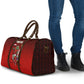 Personalized Egypt Soccer Crocodile Mascot Travel Bag Egyptian Pyramid Football Cultural Graphic Art