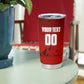 Personalized Egypt Soccer Crocodile Mascot Tumbler Cup Egyptian Pyramid Football Cultural Graphic Art