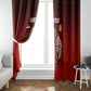Personalized Egypt Soccer Crocodile Mascot Window Curtain Egyptian Pyramid Football Cultural Graphic Art