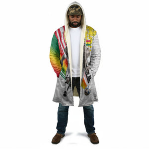 Personalized Ghana Soccer Elephant Cloak Ghana Flag Kente Football Player - Cassia Fistula Flower