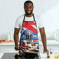 Personalized Ghana Soccer Eagle Apron Ghana Flag Kente - Black Stars Football Stadium Graphic