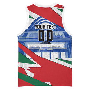 Personalized Ghana Soccer Eagle Basketball Jersey Ghana Flag Kente - Black Stars Football Stadium Graphic