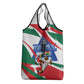 Personalized Ghana Soccer Eagle Grocery Bag Ghana Flag Kente - Black Stars Football Stadium Graphic