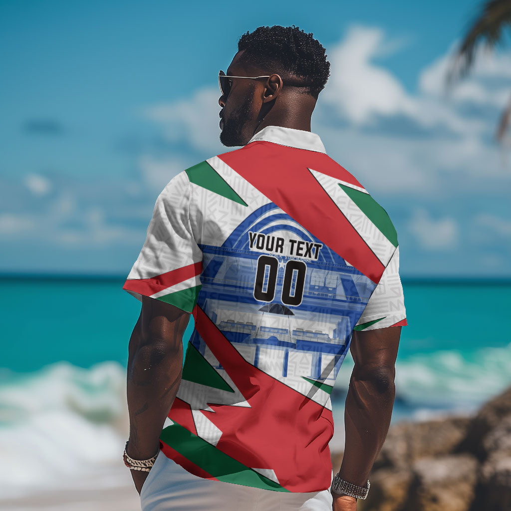 Personalized Ghana Soccer Eagle Hawaiian Shirt Ghana Flag Kente - Black Stars Football Stadium Graphic