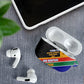 Personalized South Africa Heritage Day AirPods Case One Nation Many Stories Geometric Flag Pattern