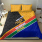 Personalized South Africa Heritage Day Bedding Set One Nation Many Stories Geometric Flag Pattern