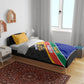 Personalized South Africa Heritage Day Bedding Set One Nation Many Stories Geometric Flag Pattern