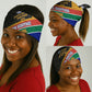 Personalized South Africa Heritage Day Neck Gaiter One Nation Many Stories Geometric Flag Pattern