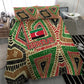 Darfur Sudan Bedding Set Red Green Beige Tribal Pattern - African Pride