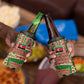 Darfur Sudan 4 in 1 Can Cooler Tumbler Red Green Beige Tribal Pattern - African Pride