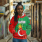 Darfur Sudan Hoodie Red Green Yellow Crescent Star - African Pride