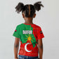 Darfur Sudan Kid T shirt Red Green Yellow Crescent Star - African Pride