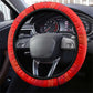 Darfur Sudan Steering Wheel Cover Red Green Yellow Crescent Star - African Pride