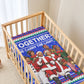 Civil Rights Leaders Christmas Baby Bed Cover Pattern Vintage Retro Black History Freedom Art