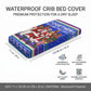 Civil Rights Leaders Christmas Baby Bed Cover Pattern Vintage Retro Black History Freedom Art