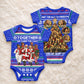 Civil Rights Leaders Christmas Baby Onesie Pattern Vintage Retro Black History Freedom Art