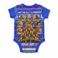 Civil Rights Leaders Christmas Baby Onesie Pattern Vintage Retro Black History Freedom Art
