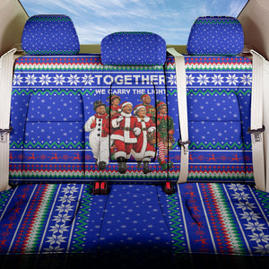 Civil Rights Leaders Christmas Back Car Seat Cover Pattern Vintage Retro Black History Freedom Art