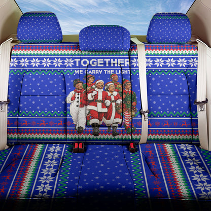 Civil Rights Leaders Christmas Back Car Seat Cover Pattern Vintage Retro Black History Freedom Art