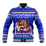 Civil Rights Leaders Christmas Baseball Jacket Pattern Vintage Retro Black History Freedom Art