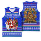 Civil Rights Leaders Christmas Basketball Jersey Pattern Vintage Retro Black History Freedom Art