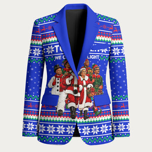 Civil Rights Leaders Christmas Blazer Pattern Vintage Retro Black History Freedom Art