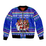 Civil Rights Leaders Christmas Bomber Jacket Pattern Vintage Retro Black History Freedom Art