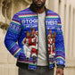 Civil Rights Leaders Christmas Bomber Puffer Jacket Pattern Vintage Retro Black History Freedom Art