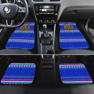 Civil Rights Leaders Christmas Car Mats Pattern Vintage Retro Black History Freedom Art