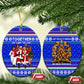 Civil Rights Leaders Christmas Ceramic Ornament Pattern Vintage Retro Black History Freedom Art