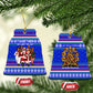 Civil Rights Leaders Christmas Ceramic Ornament Pattern Vintage Retro Black History Freedom Art