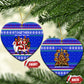 Civil Rights Leaders Christmas Ceramic Ornament Pattern Vintage Retro Black History Freedom Art
