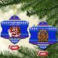 Civil Rights Leaders Christmas Ceramic Ornament Pattern Vintage Retro Black History Freedom Art
