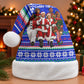 Civil Rights Leaders Christmas Santa Hat Pattern Vintage Retro Black History Freedom Art